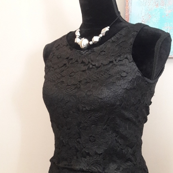 Lundstom Collection/Black/ Sleeveless/ Lace Dress - Picture 3 of 8